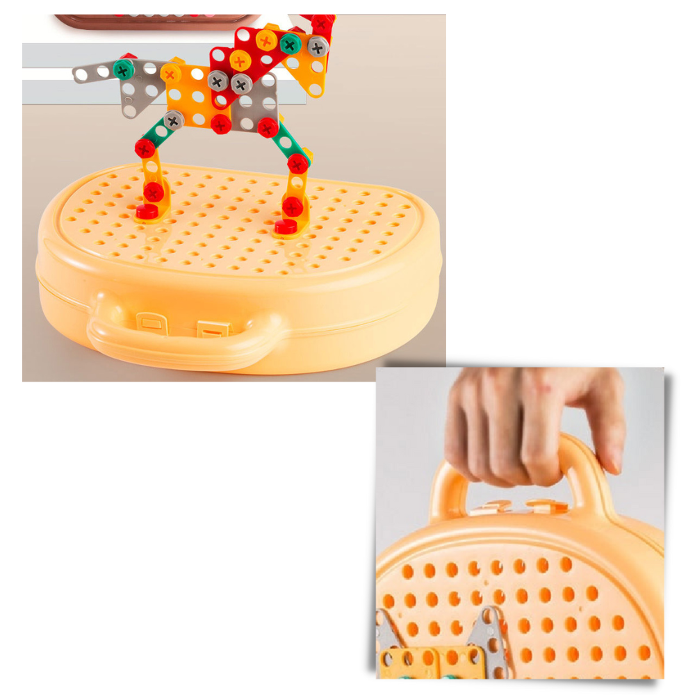 Educational Puzzle Toy and Drilling Set