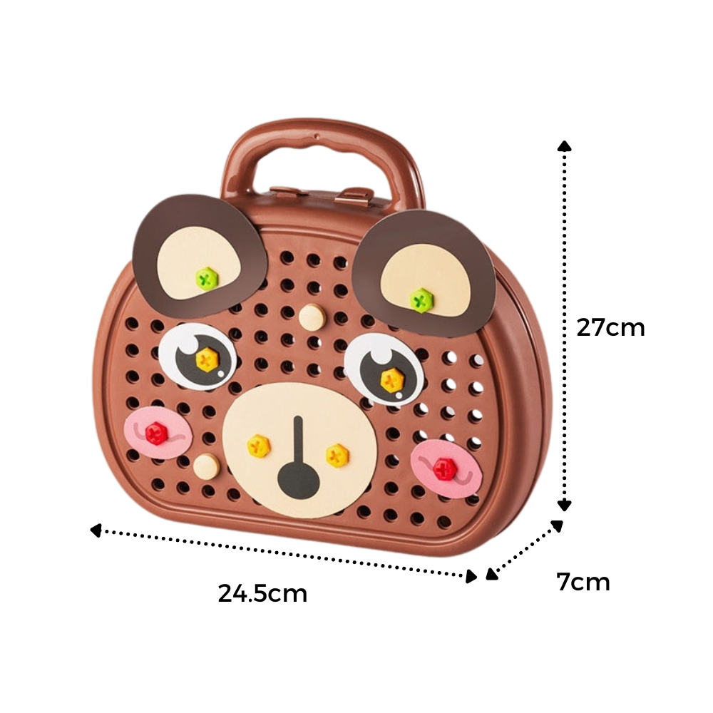 Educational Puzzle Toy and Drilling Set