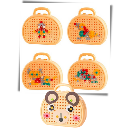Educational Puzzle Toy and Drilling Set