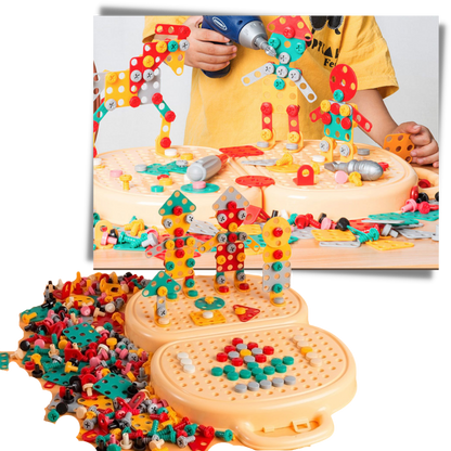 Educational Puzzle Toy and Drilling Set