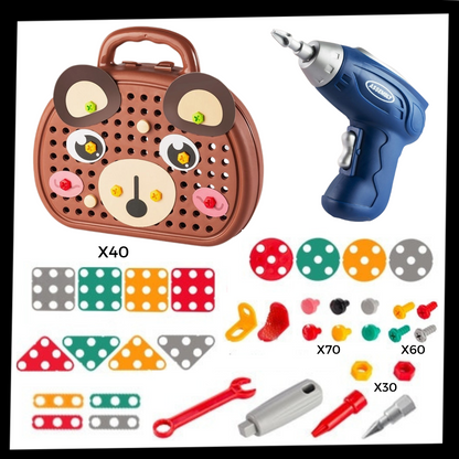 Educational Puzzle Toy and Drilling Set