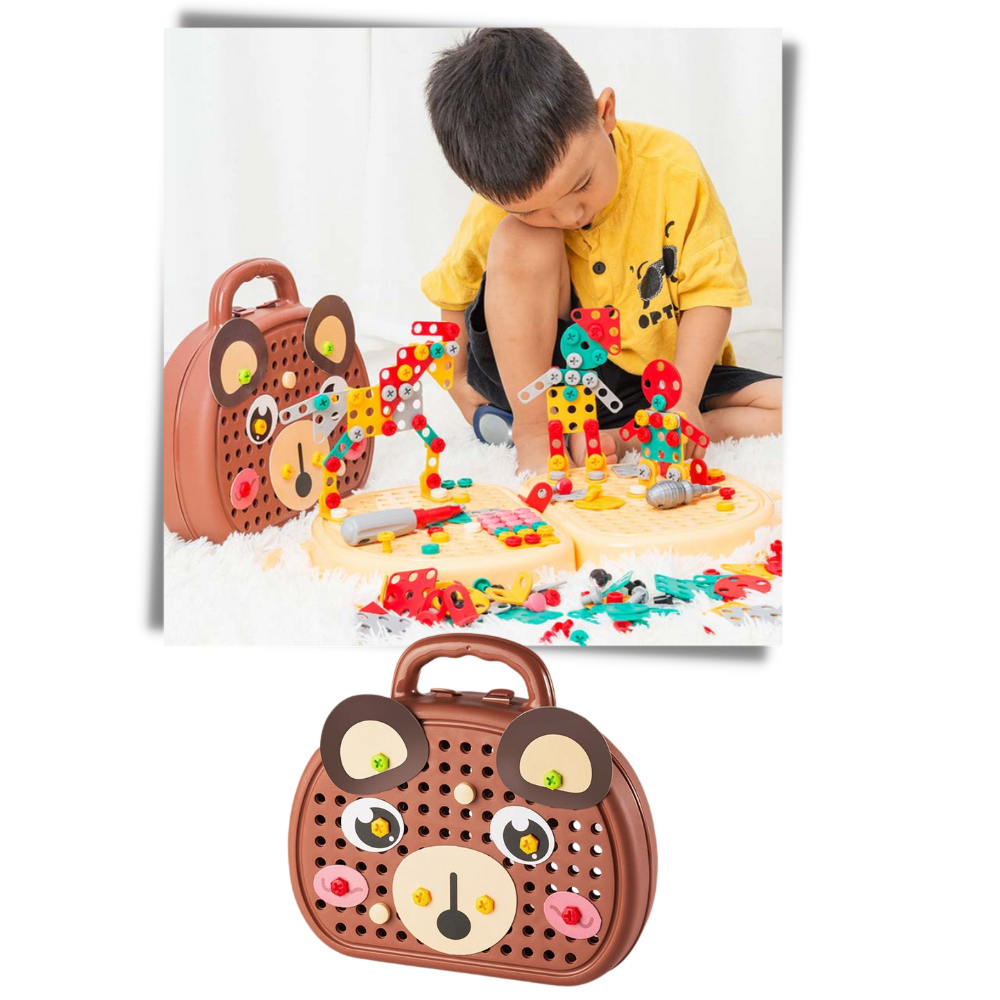 Educational Puzzle Toy and Drilling Set