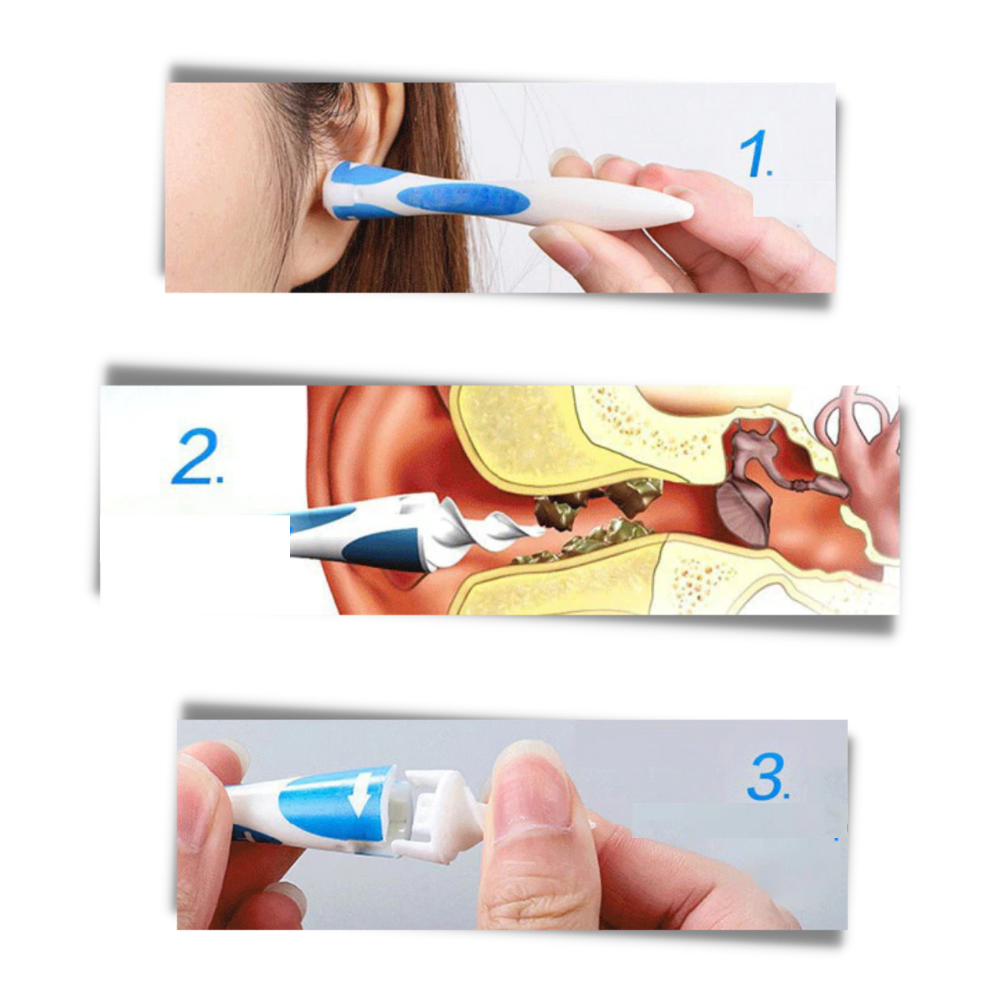 Spiral Silicone Ear Cleaning Tool