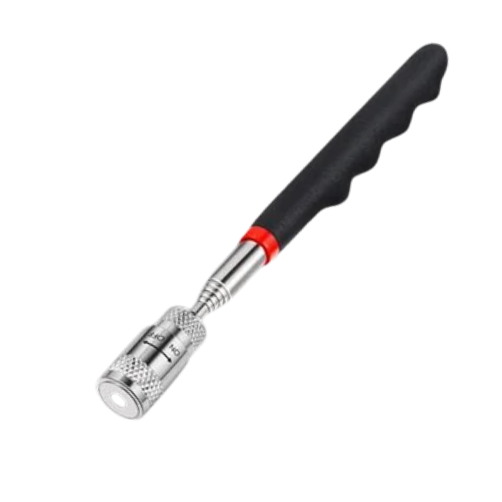 Extendable Magnetic Retrieval Tool with LED Light