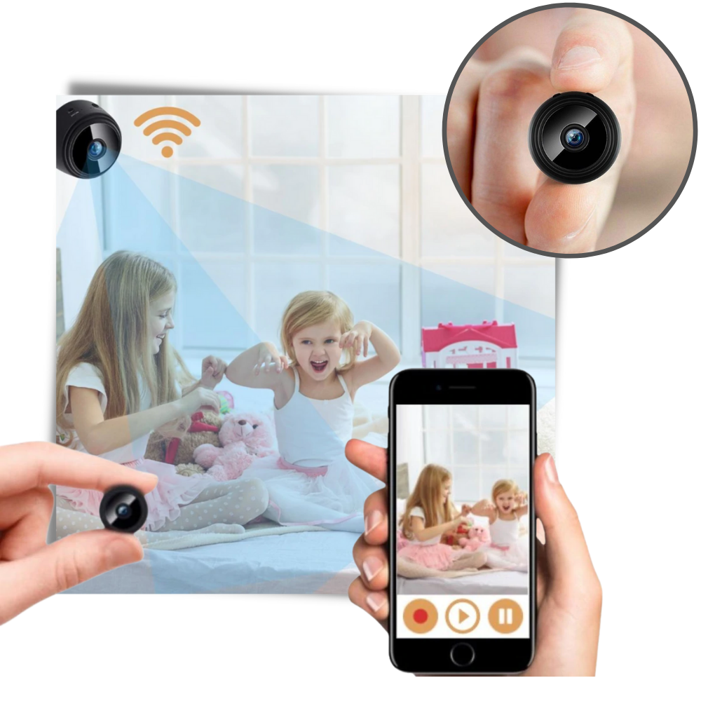 Compact Wireless Surveillance Camera