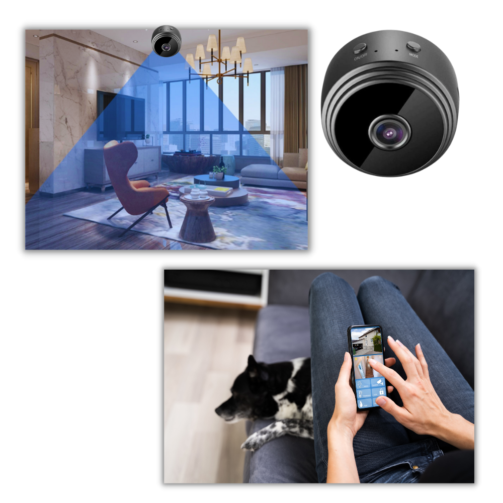Compact Wireless Surveillance Camera