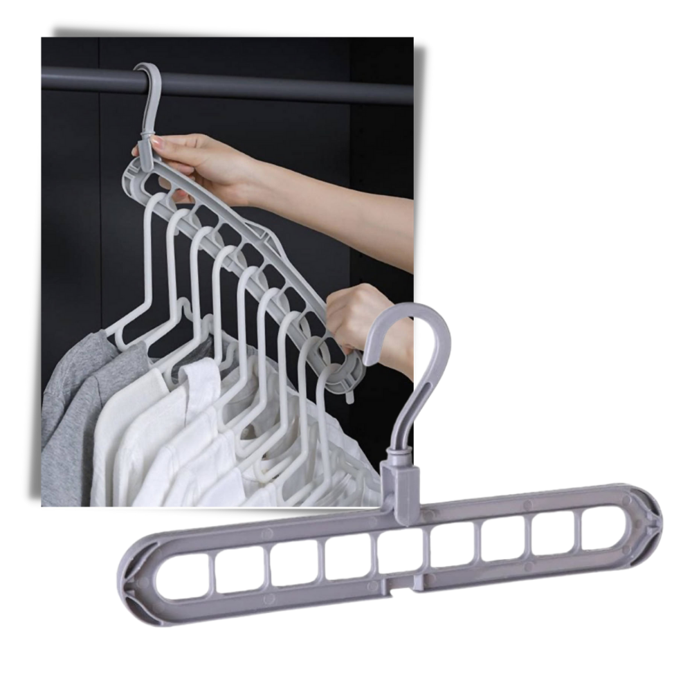 Space-Saving Rotating Clothes Hanger