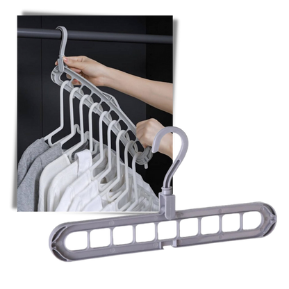 Space-Saving Rotating Clothes Hanger