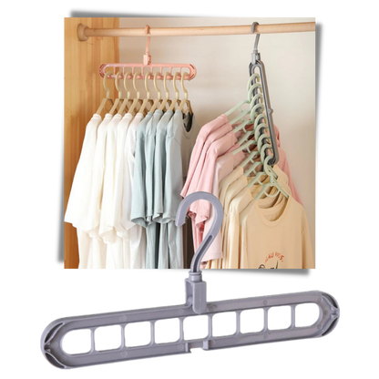 Space-Saving Rotating Clothes Hanger