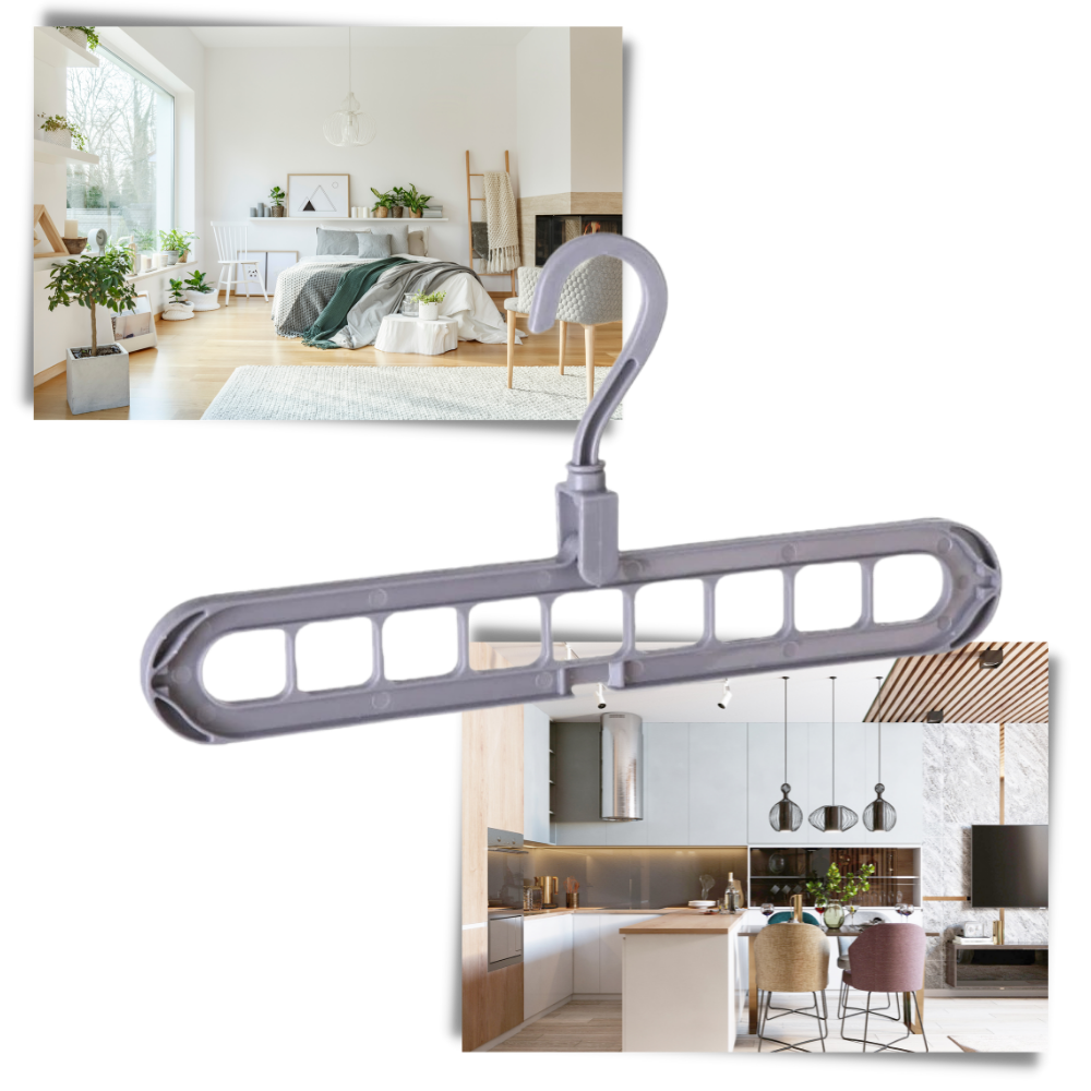 Space-Saving Rotating Clothes Hanger