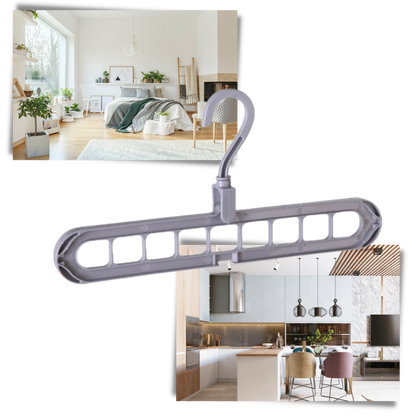 Space-Saving Rotating Clothes Hanger