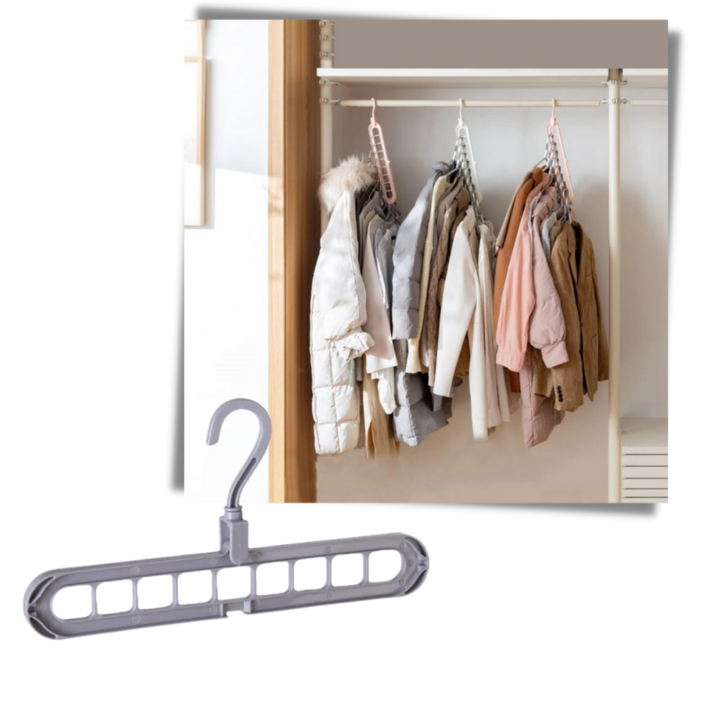 Space-Saving Rotating Clothes Hanger