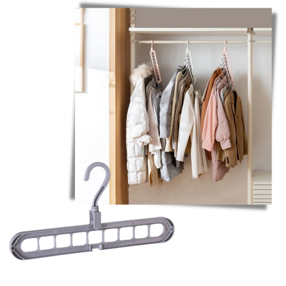 Space-Saving Rotating Clothes Hanger