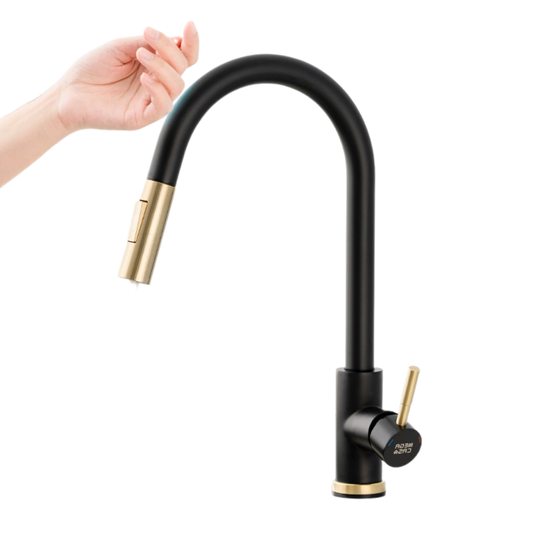 Sensor-Activated Flexible Kitchen Faucet