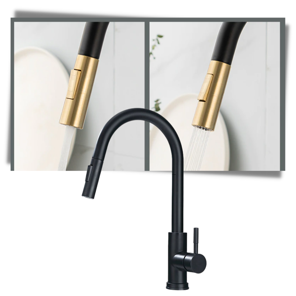 Sensor-Activated Flexible Kitchen Faucet