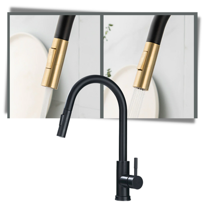 Sensor-Activated Flexible Kitchen Faucet