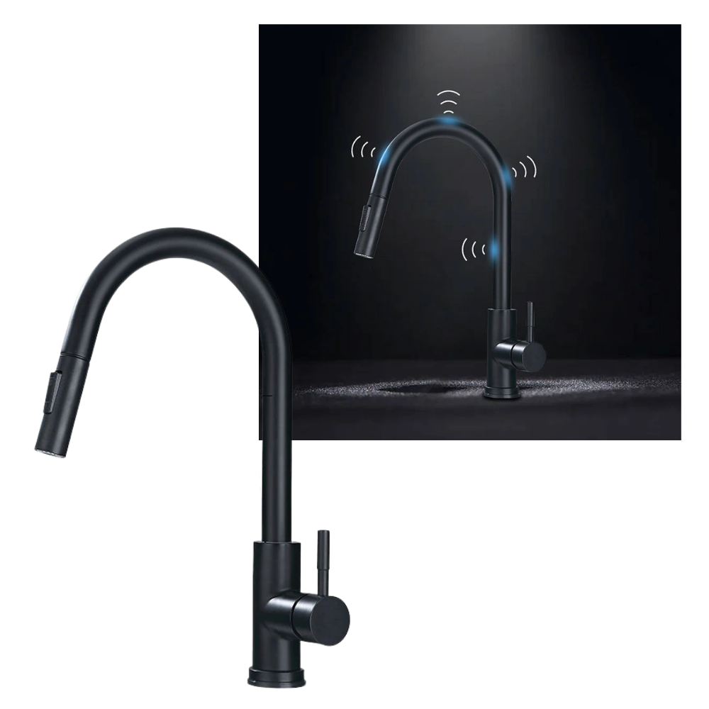 Sensor-Activated Flexible Kitchen Faucet