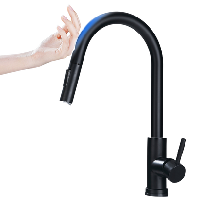 Sensor-Activated Flexible Kitchen Faucet