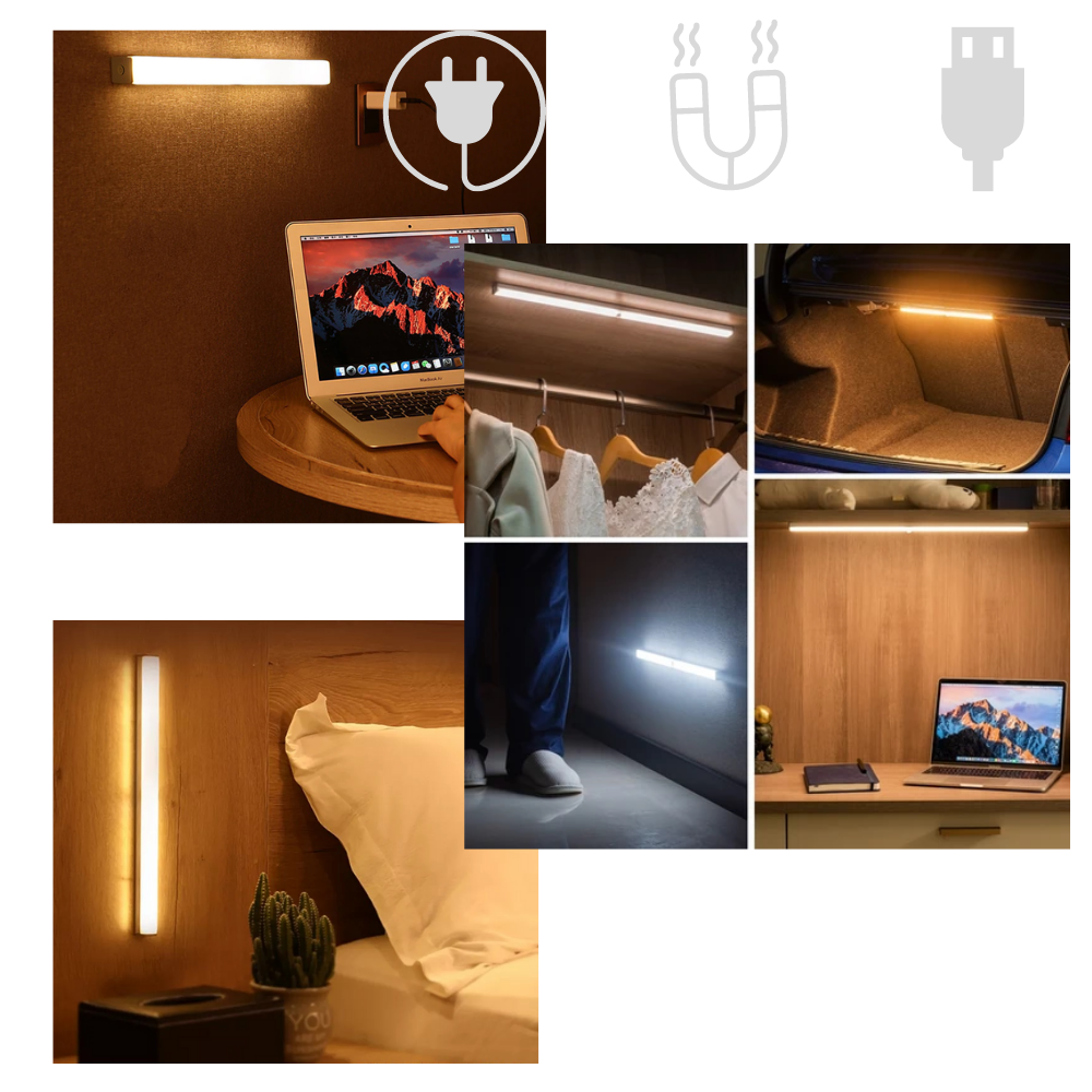 LED Light with Magnetic Motion Sensor