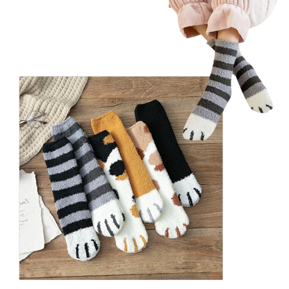 PawPrint Cozy Winter Socks for Ultimate Warmth