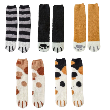 PawPrint Cozy Winter Socks for Ultimate Warmth