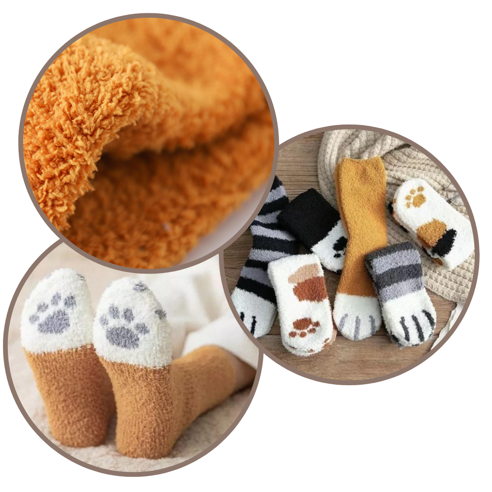 PawPrint Cozy Winter Socks for Ultimate Warmth