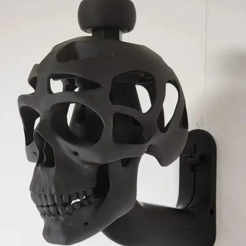 Stylish 3D Skull Helmet Showcase Stand