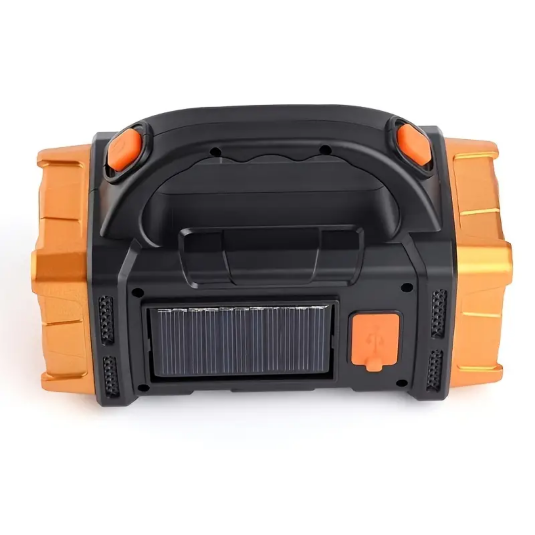 4-in-1 Flashlight – Solar Power Bank for Outdoor Survival