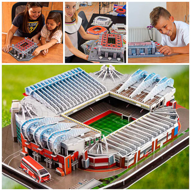 3D Football Stadium Puzzle Model