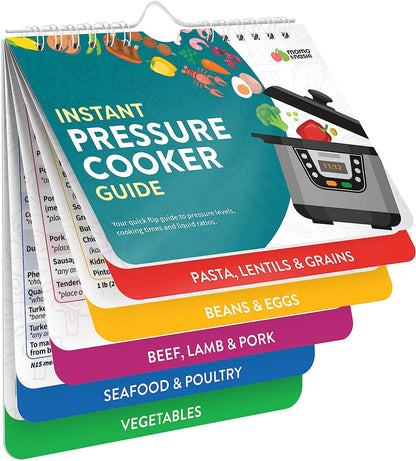 Cooking Guide Booklet with Air Fryer Cheat Sheet Magnets