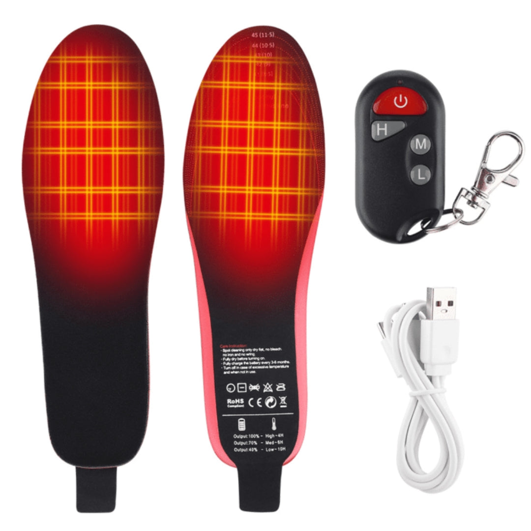 Electric Heated Insoles for Reusable Comfort