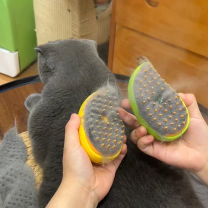 All-in-One Pet Grooming Steam Brush for Effortless Care