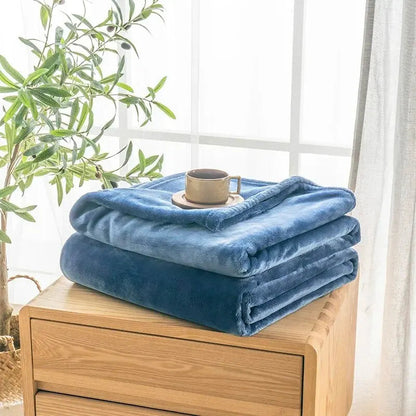 Cozy Flannel Blanket | Thick, Soft & Warm | Year-Round Use