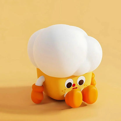 Touch-Controlled Rechargeable Night Light Lamp – Portable Squeeze Design