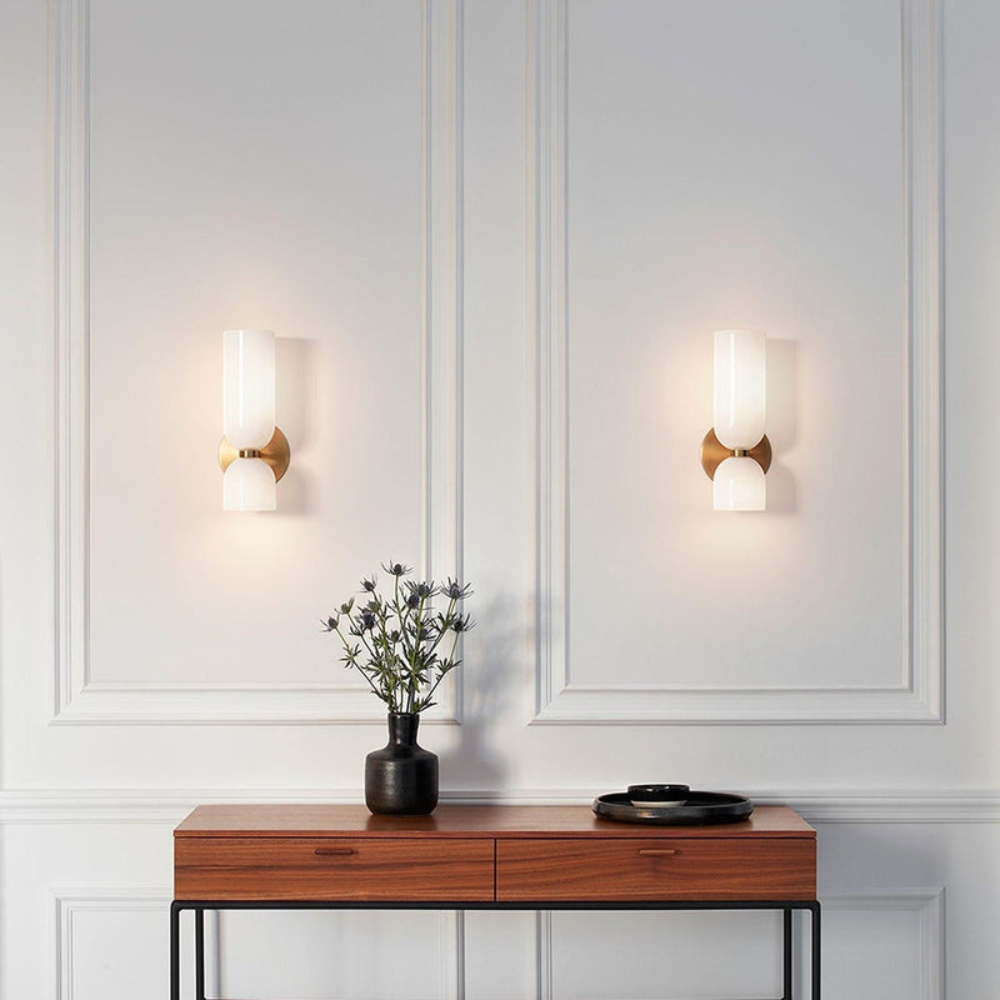 Cylindrical Wall Light Fixture for Contemporary Bedrooms