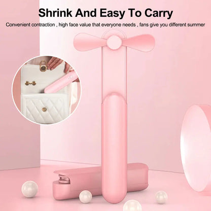 Portable & Rechargeable Mini USB Fan | Compact & Foldable