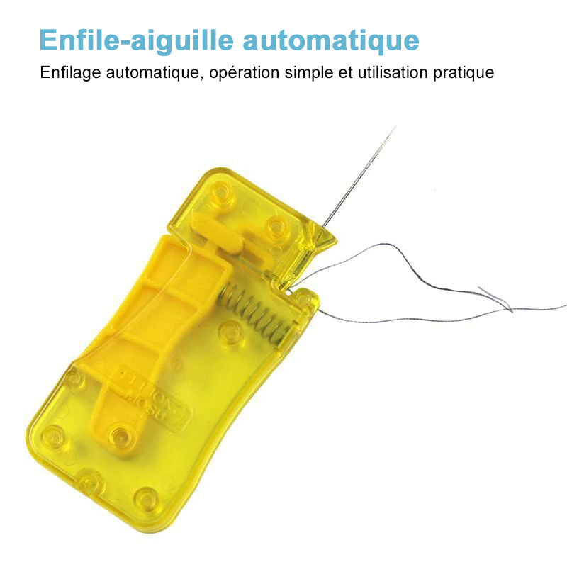 Needle Threading Tool for Effortless Use Without Eye Strain or Frustration
