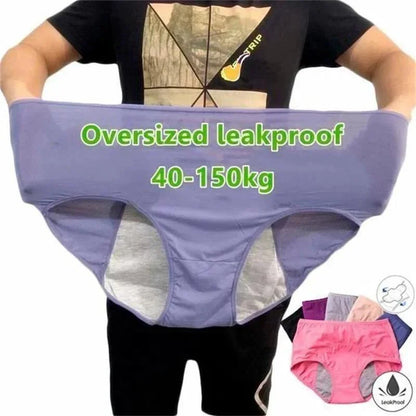 High-Waisted Leak-Proof Panties (Plus Sizes)