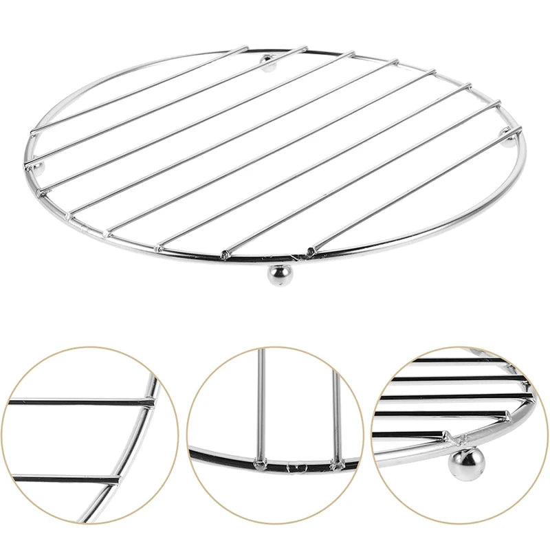 Stainless Steel Heat Resistant Coaster | Insulating | Diameter approx. 120 g