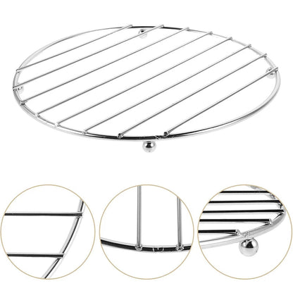 Stainless Steel Heat Resistant Coaster | Insulating | Diameter approx. 120 g