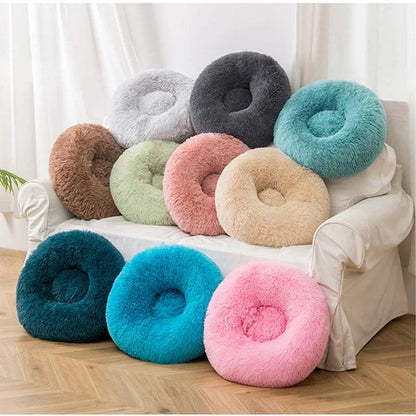 Plush Donut Bed for Deep, Restful Sleep of Your Pet
