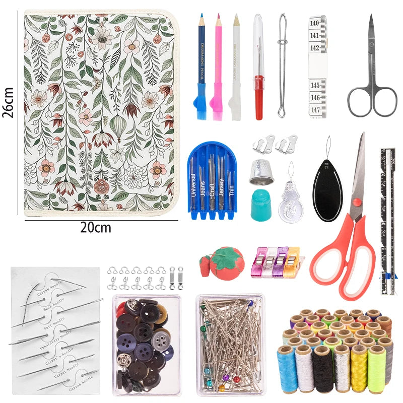 Multifunctional Sewing Kit – Complete Accessory Set for Home & Travel