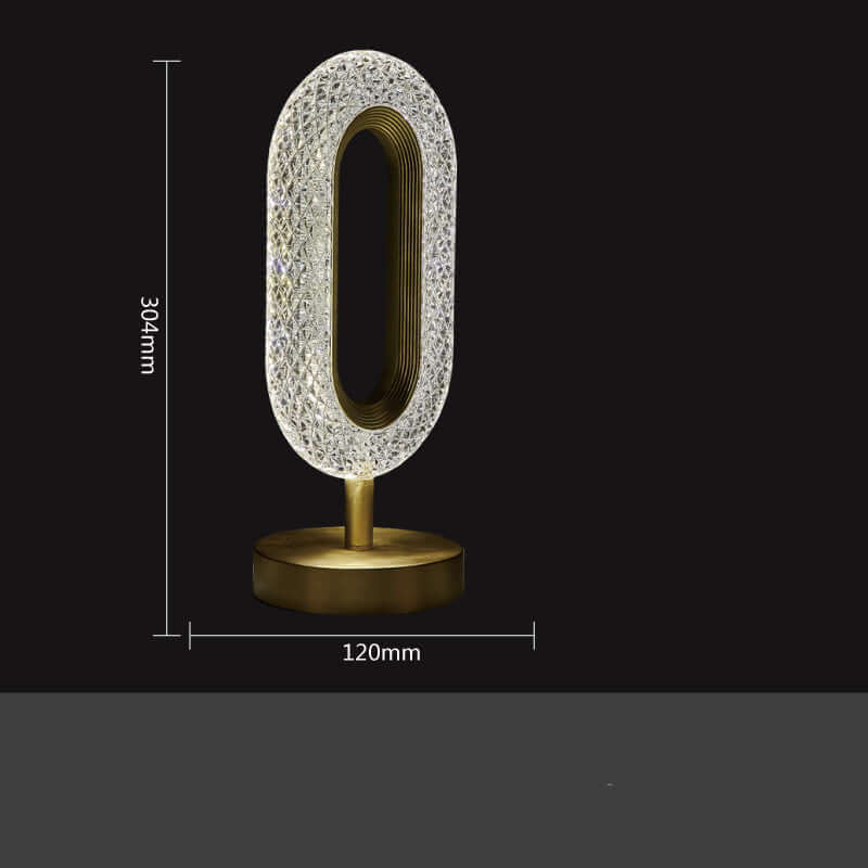 LED Crystal Light Acrylic Table Lamp