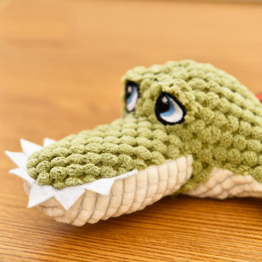CuddleBuddy Croc - Plush Toy with Squeaker Fun