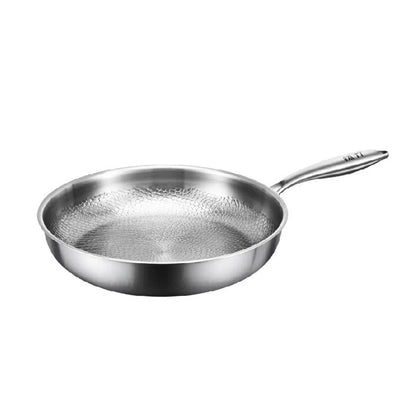 Non-Stick Hammered Cookware - Uncoated Titanium Frying Pan