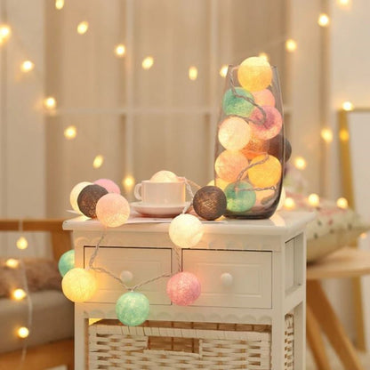Cotton Glow Ball Swing - Multiple Color Options
