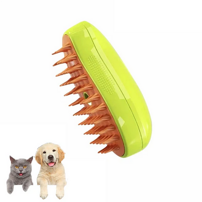 All-in-One Pet Grooming Steam Brush for Effortless Care