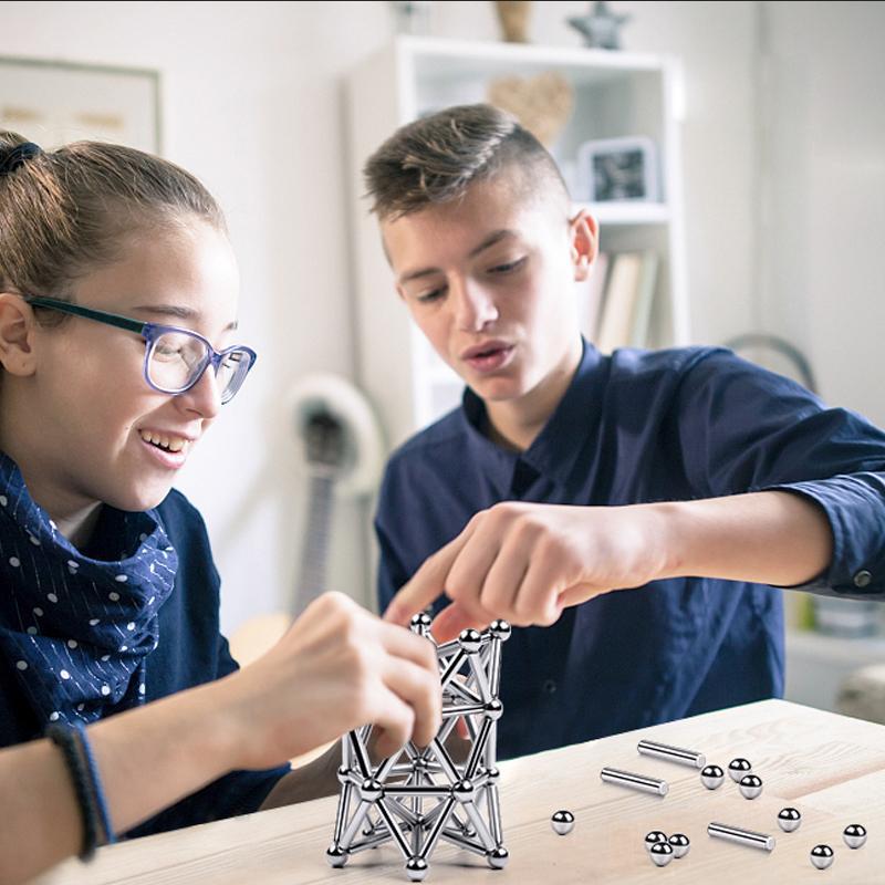 Magnetic Ball and Rod Construction Set for DIY Projects
