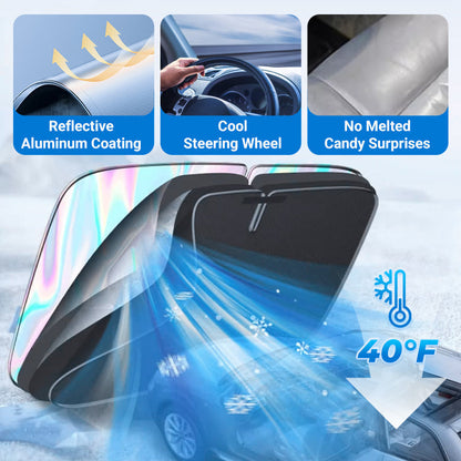 Heat and UV Ray Blocker for Cooler Car Interiors