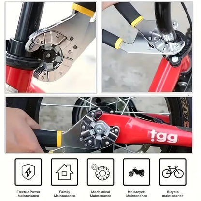 Compact Carbon Steel Wrench | Non-Slip Grip | FlexiTorque